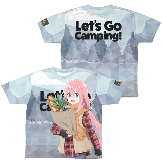 【予約商品】4034-2566 描き下ろし 各務原なでしこ 両面フルグラフィックTシャツ ゼブラでお買い物Ver.-L