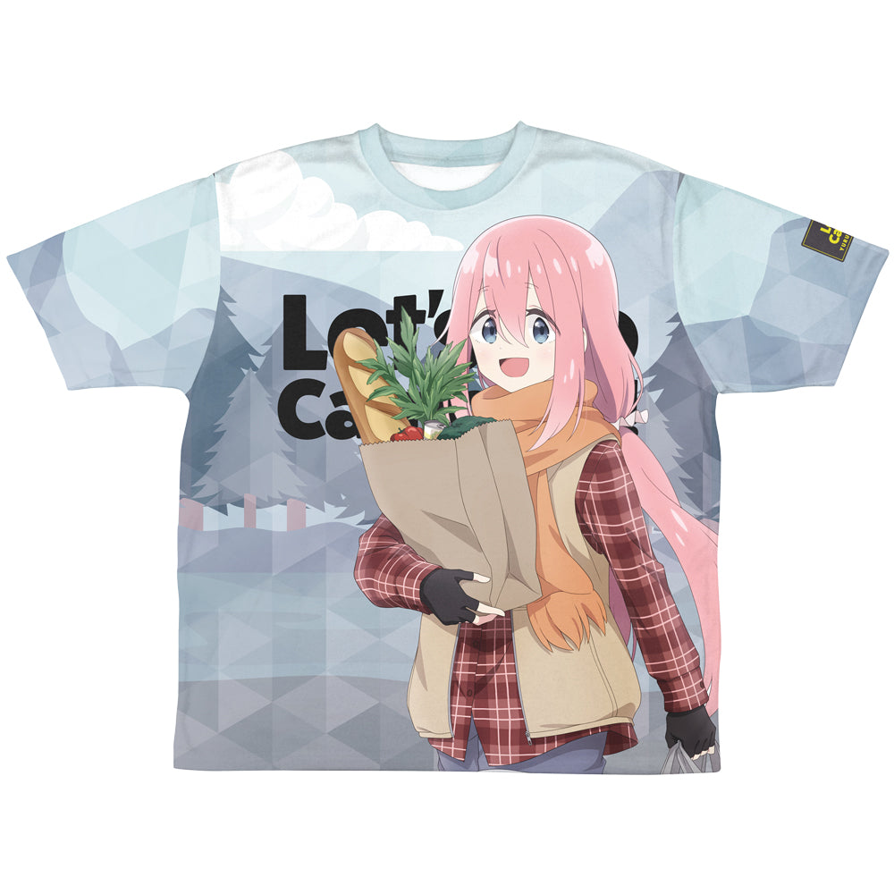 【予約商品】4034-2566 描き下ろし 各務原なでしこ 両面フルグラフィックTシャツ ゼブラでお買い物Ver.-L