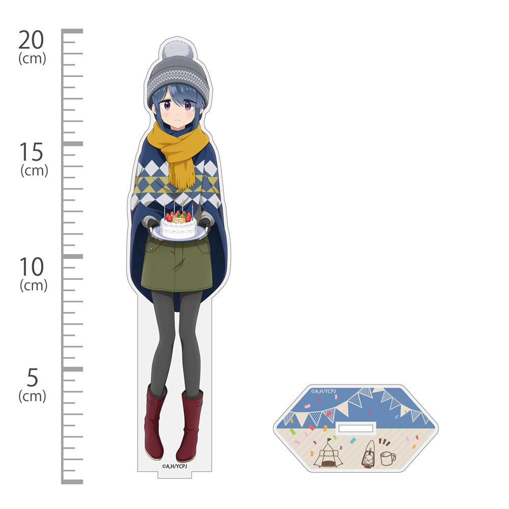 【予約商品】4034-2581 描き下ろし 志摩リン アクリルスタンド(大) バースデーキャンプVer.