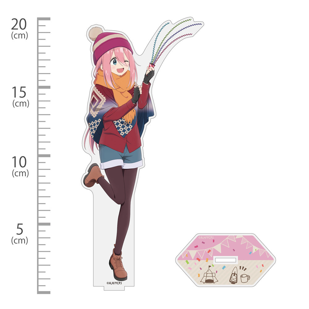 【予約商品】4034-2582 描き下ろし 各務原なでしこ アクリルスタンド(大) バースデーキャンプVer.