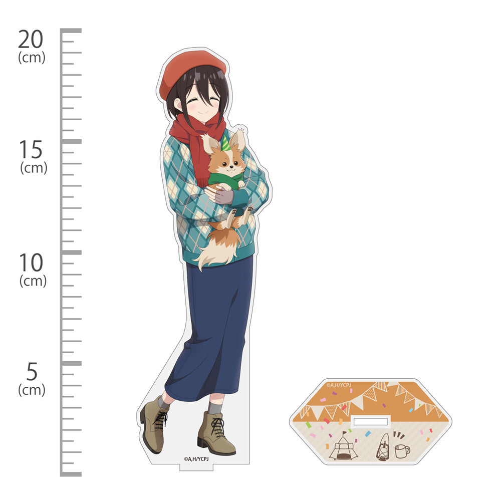 【予約商品】4034-2585 描き下ろし 斉藤恵那 アクリルスタンド(大) バースデーキャンプVer.