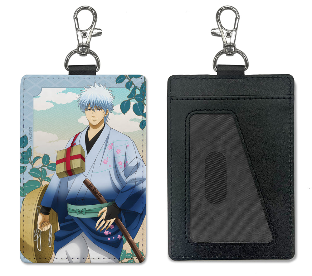 予約商品】6564-2755 描き下ろし 坂田銀時パスケース（ナスカン