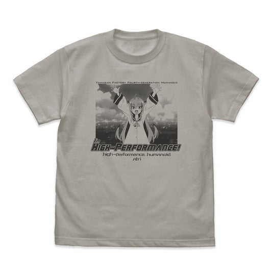【予約商品】3554-2783 アトリ「高性能ですから」 Tシャツ/LIGHT GRAY-M