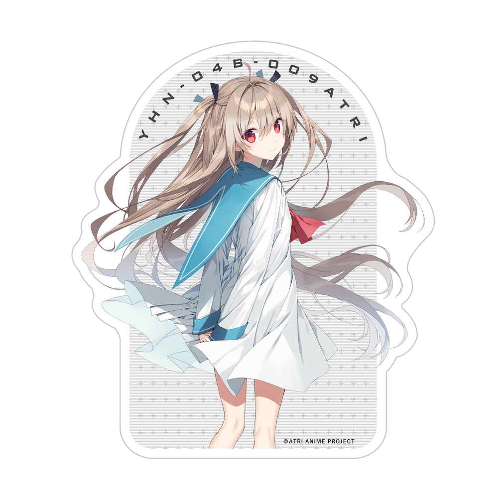 【予約商品】3554-2792 アトリ 屋外対応ステッカー
