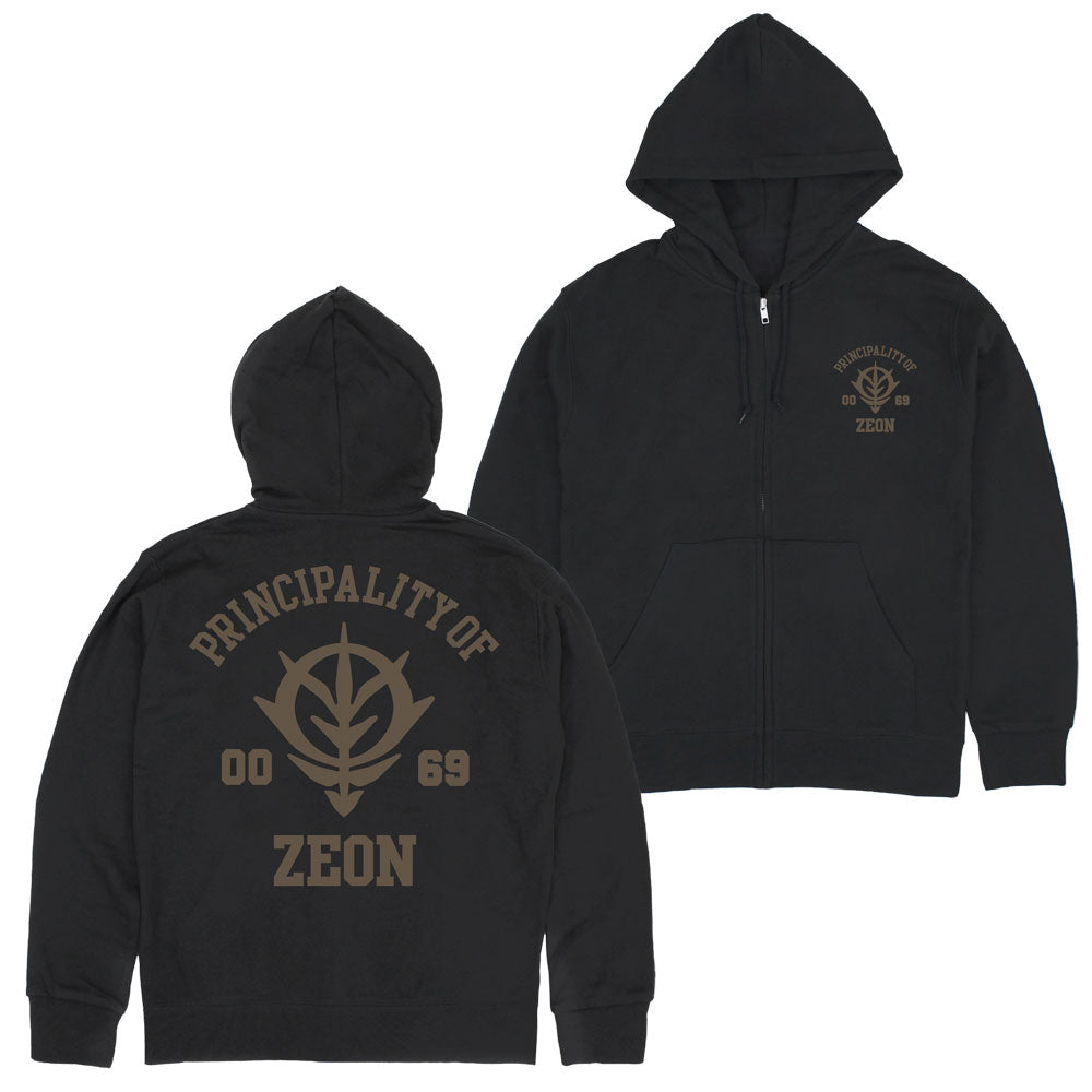 【予約商品】0205-0091 ジオン公国軍 ジップパーカー Ver2.0/BLACK-M