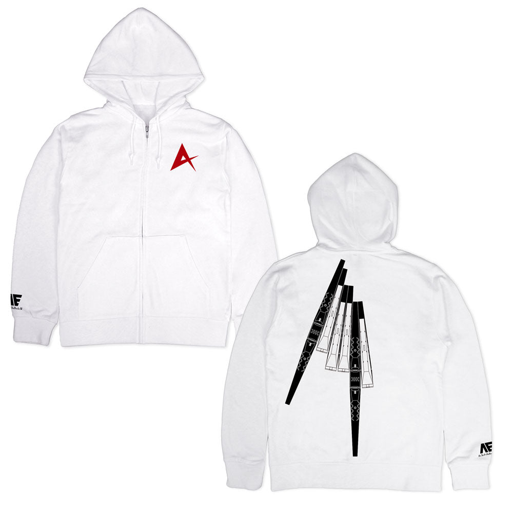 【予約商品】0205-0097 RX-93 νガンダム ジップパーカー/WHITE-M