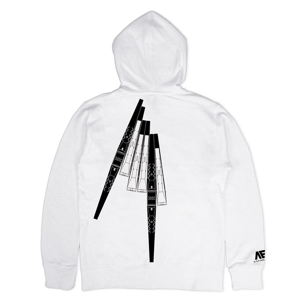 【予約商品】0205-0097 RX-93 νガンダム ジップパーカー/WHITE-XL