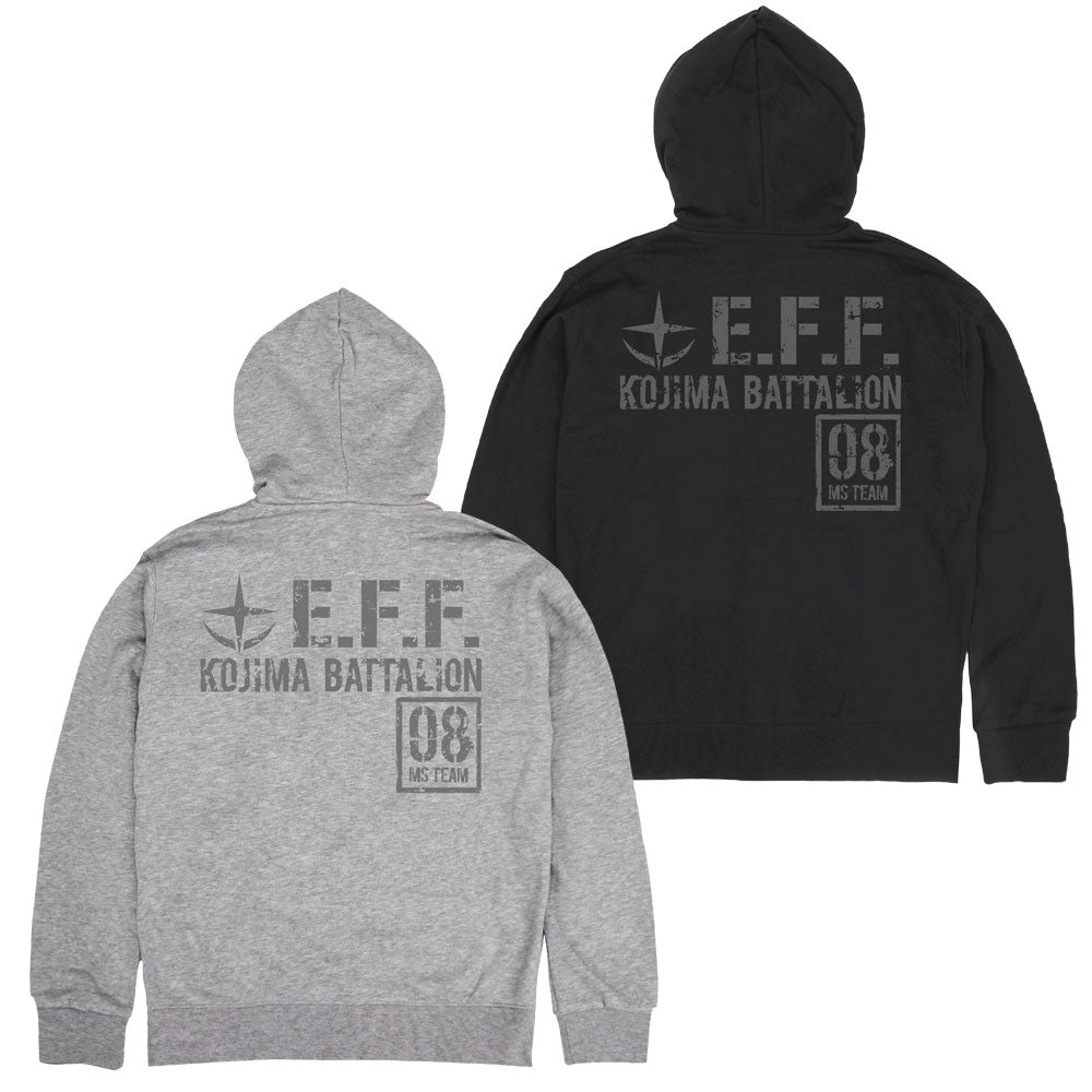 【予約商品】0205-0100 第08MS小隊 ジップパーカー/MIX GRAY-L
