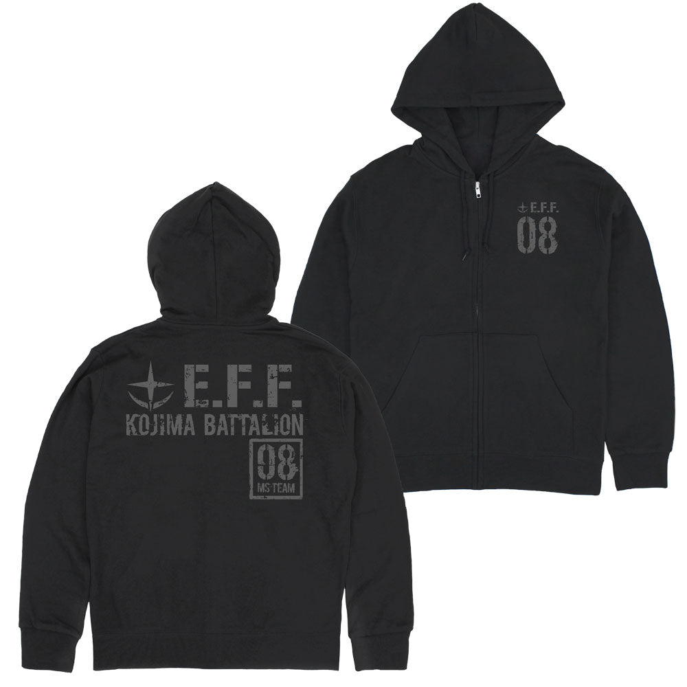 【予約商品】0205-0100 第08MS小隊 ジップパーカー/BLACK-M