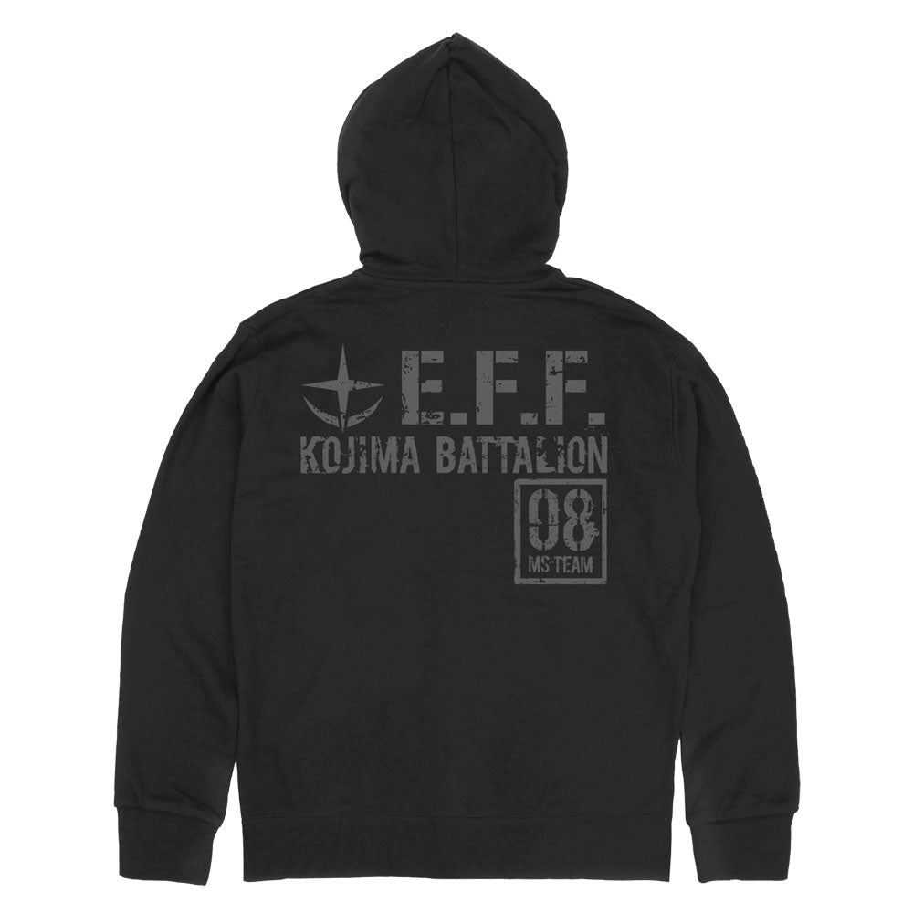 【予約商品】0205-0100 第08MS小隊 ジップパーカー/BLACK-XL