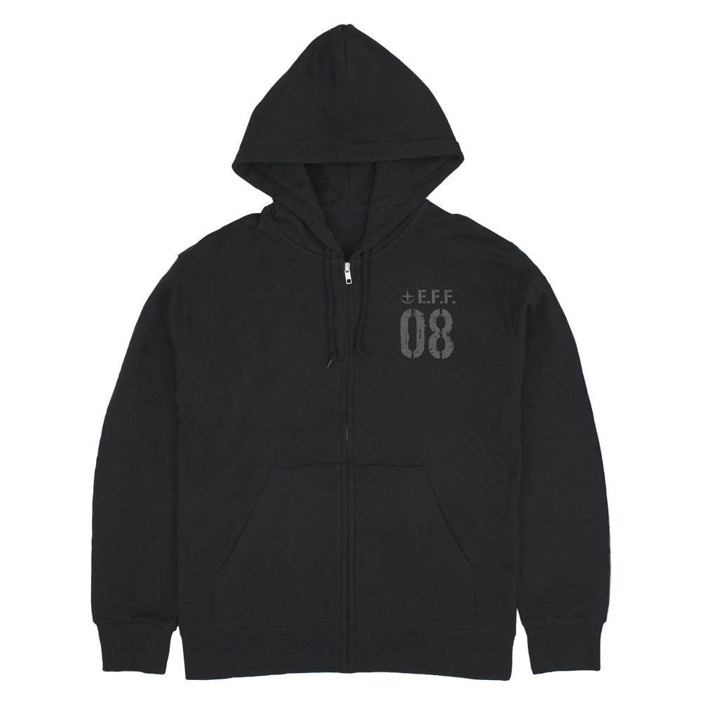 【予約商品】0205-0100 第08MS小隊 ジップパーカー/BLACK-XL