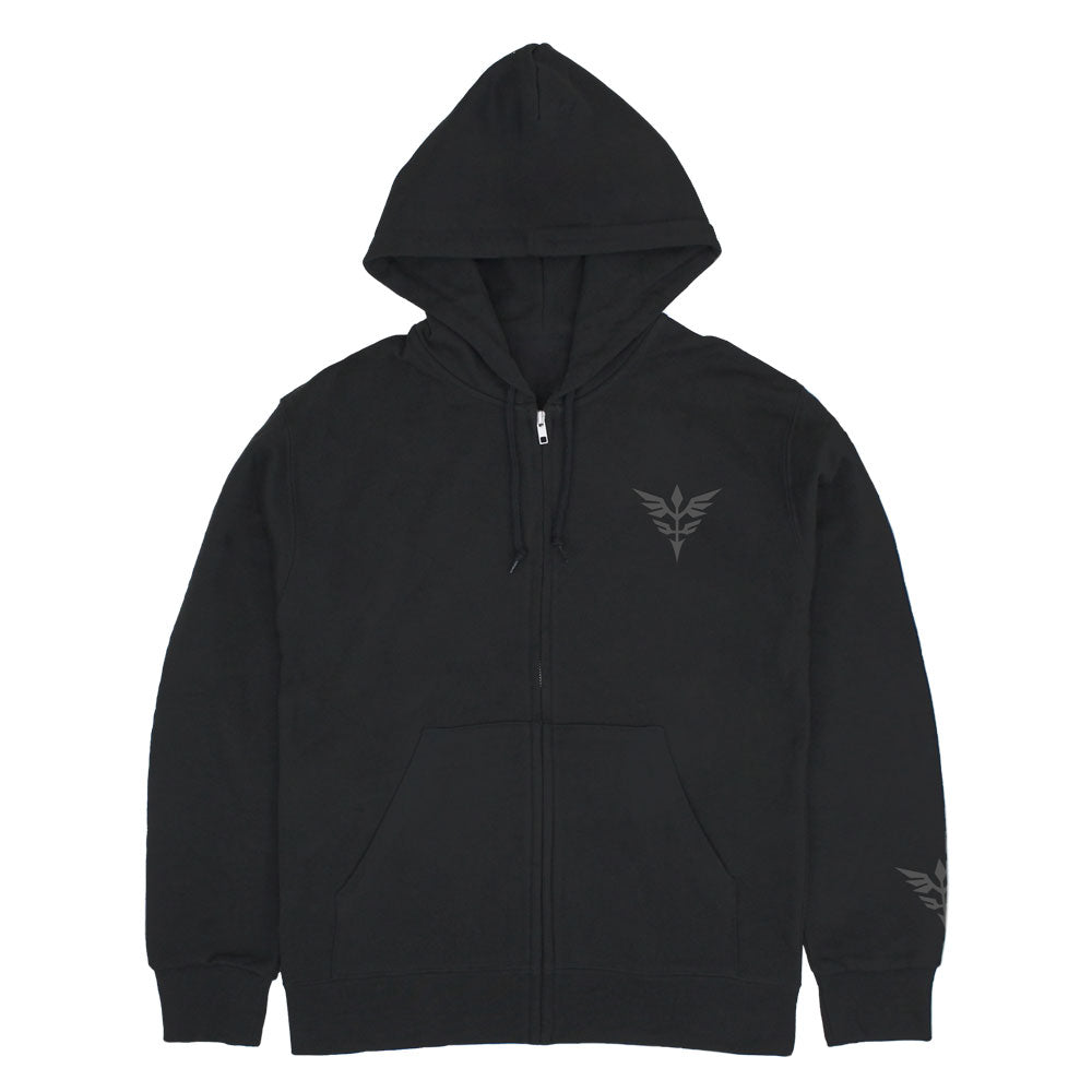 【予約商品】0205-0109 ネオ・ジオンU.C.0096 ジップパーカー/BLACK-M