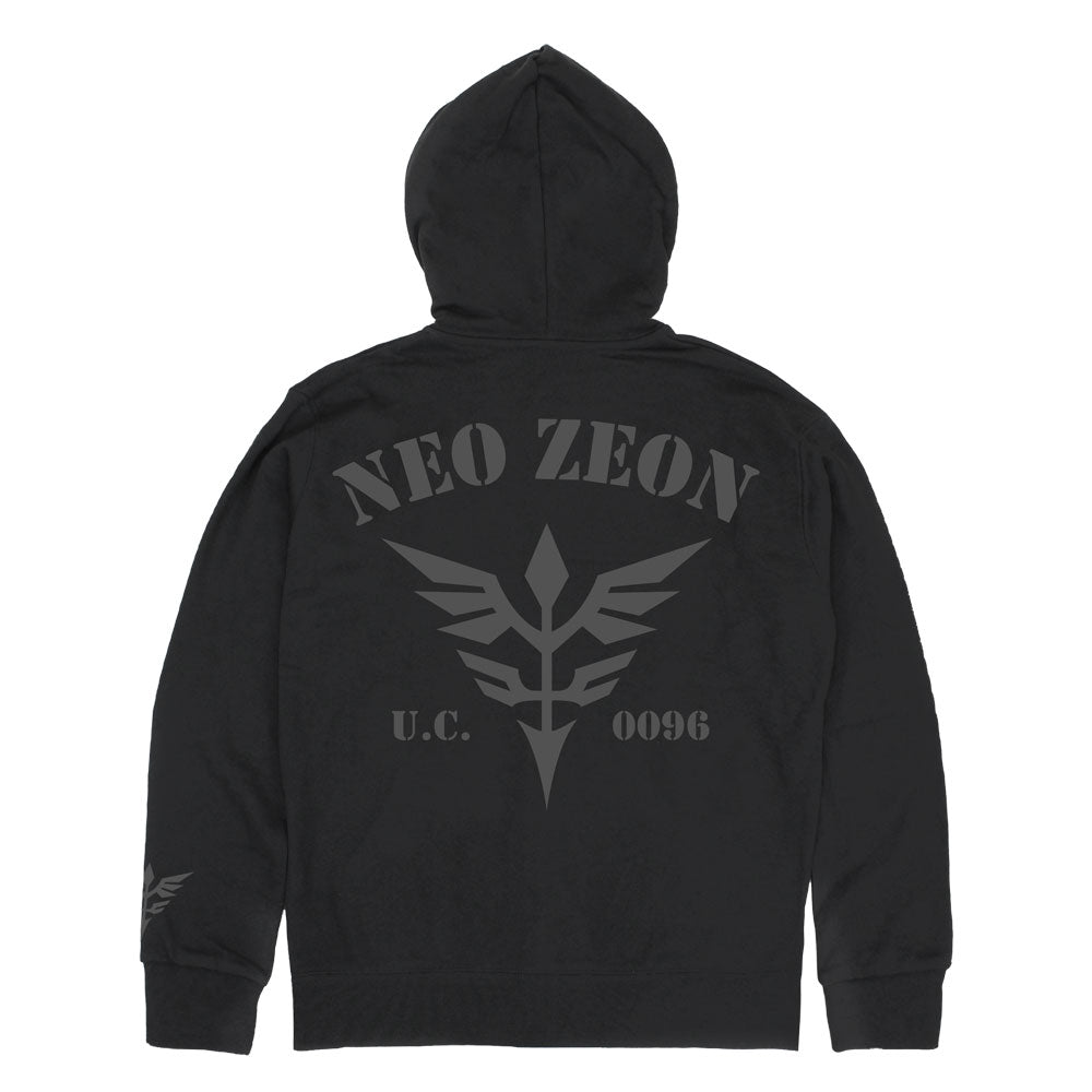 【予約商品】0205-0109 ネオ・ジオンU.C.0096 ジップパーカー/BLACK-XL