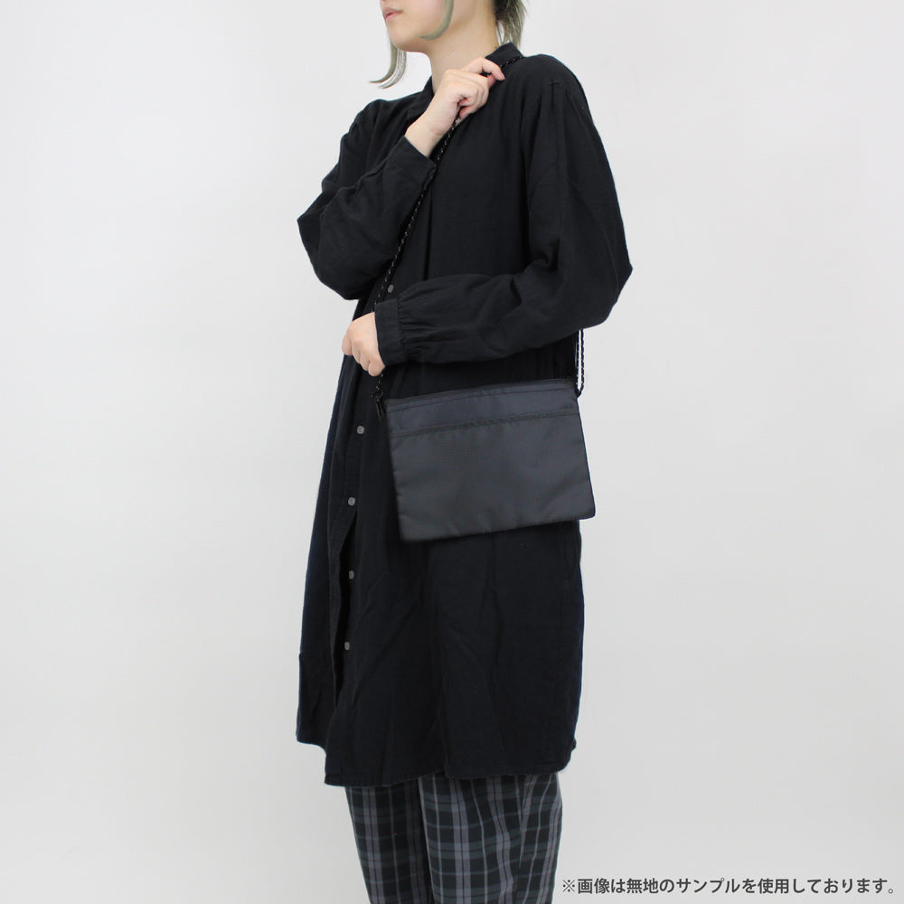 【予約商品】7325-0361 江戸川コナン シルエット テントクロスサコッシュ/BLACK