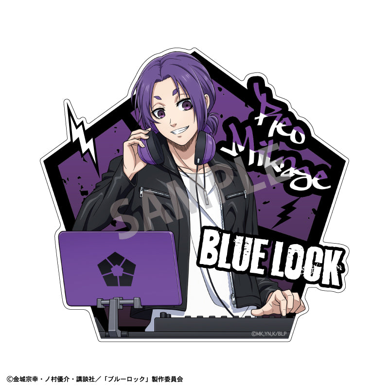【予約商品】ブルーロック ダイカットステッカー_御影 玲王/ロックバンド