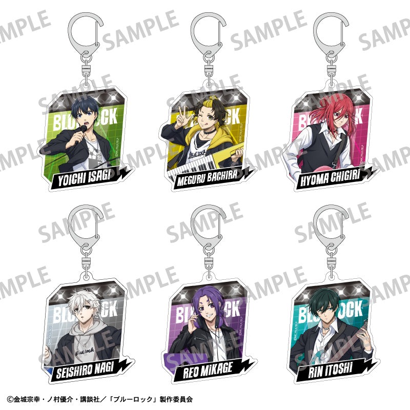 【予約商品】ブルーロック トレーディングアクリルキーホルダー_ロックバンド