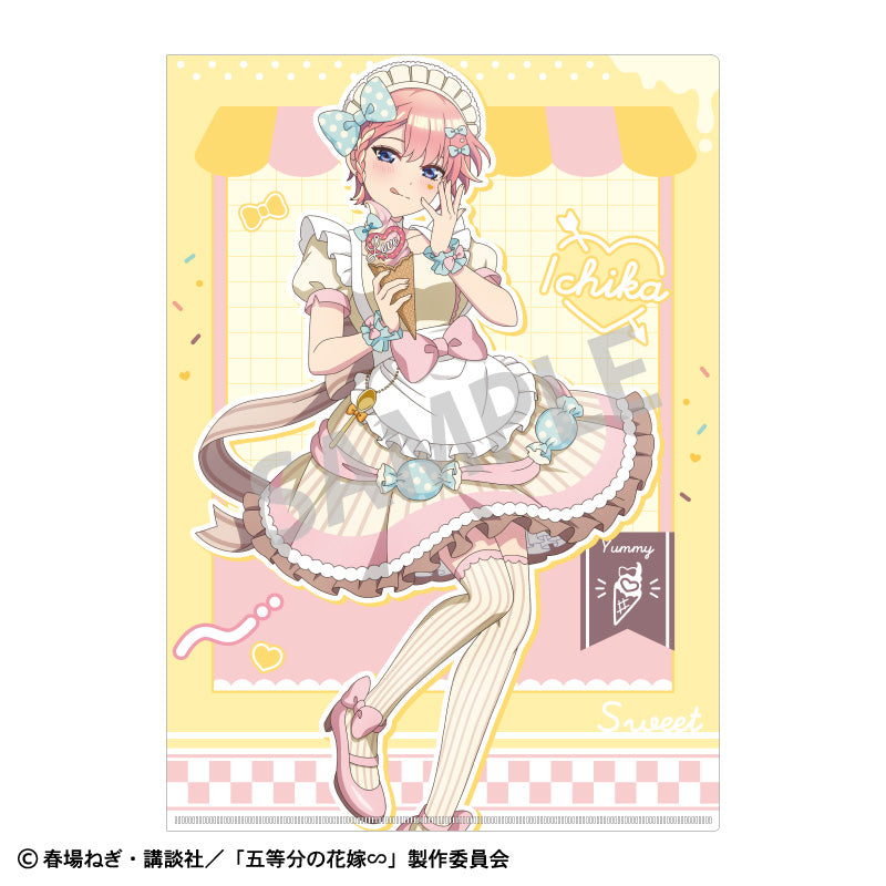 【予約商品】五等分の花嫁∽ A4シングルクリアファイル_中野一花/アイス屋さん