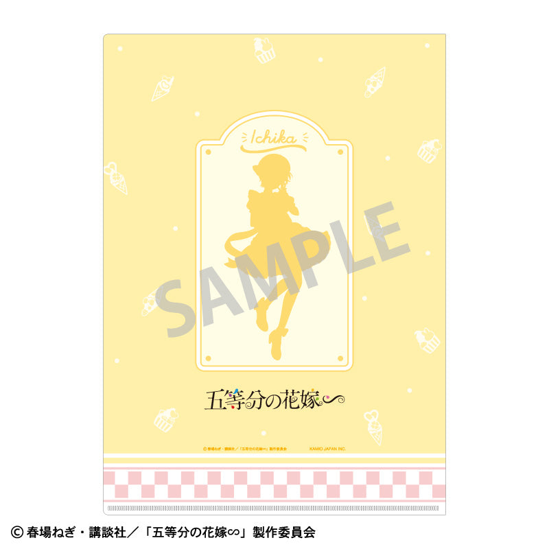 【予約商品】五等分の花嫁∽ A4シングルクリアファイル_中野一花/アイス屋さん