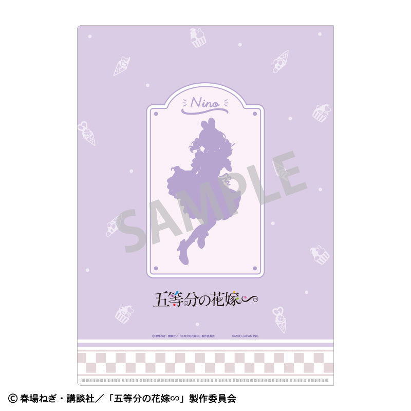 【予約商品】五等分の花嫁∽ A4シングルクリアファイル_中野二乃/アイス屋さん