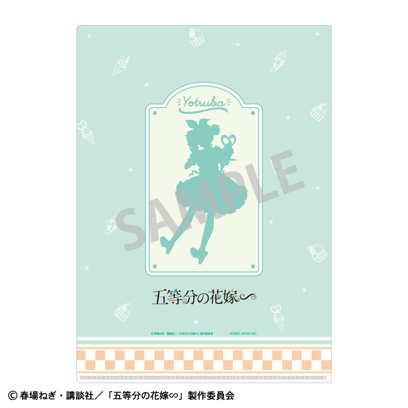 【予約商品】五等分の花嫁∽ A4シングルクリアファイル_中野四葉/アイス屋さん