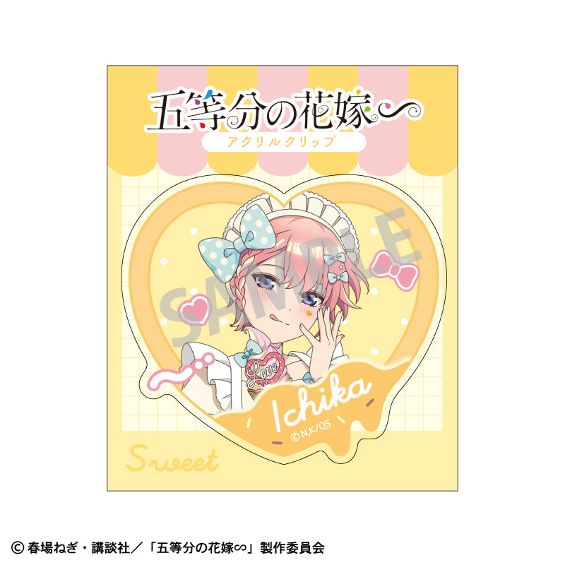 【予約商品】五等分の花嫁∽ アクリルクリップ_中野一花/アイス屋さん