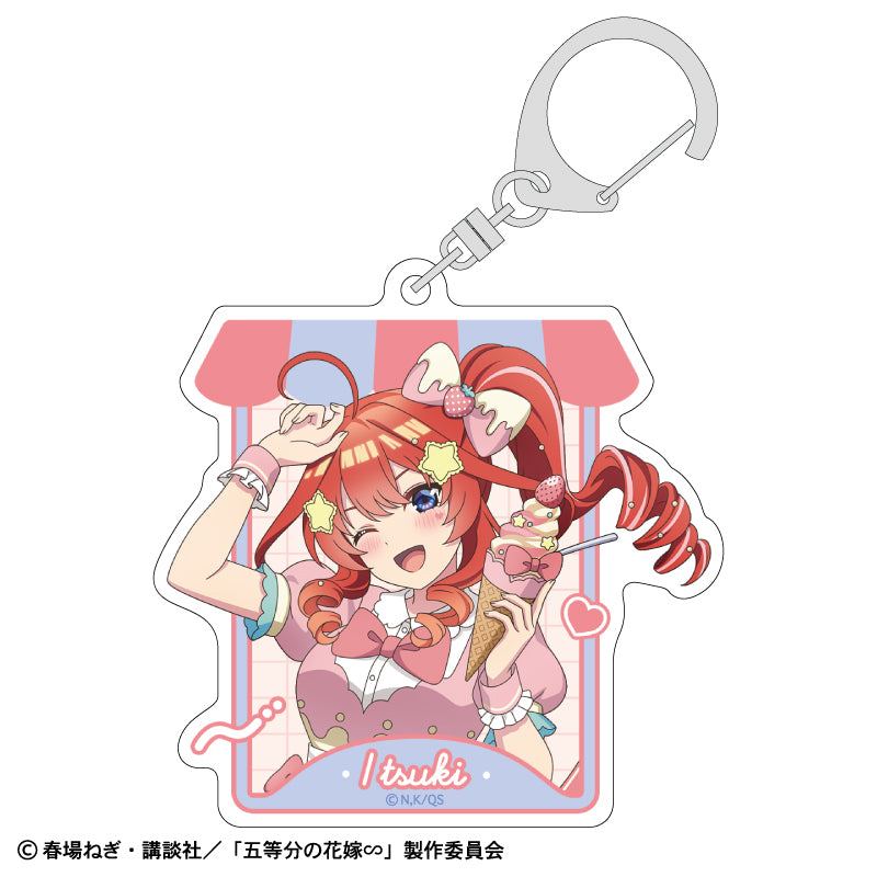【予約商品】五等分の花嫁∽ アクリルキーホルダー_中野五月/アイス屋さん