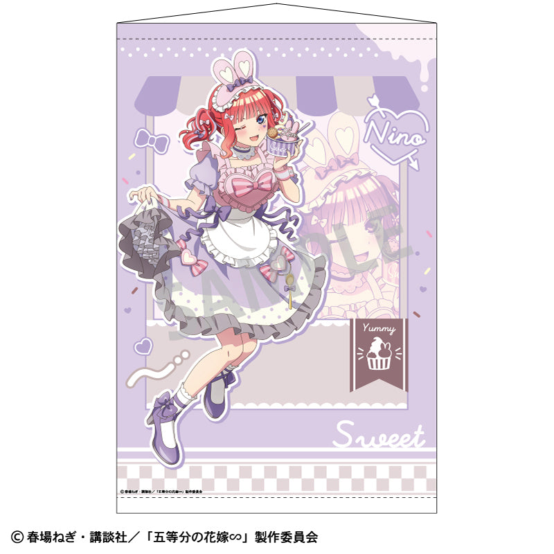 【予約商品】五等分の花嫁∽ B2タぺストリー_中野二乃/アイス屋さん