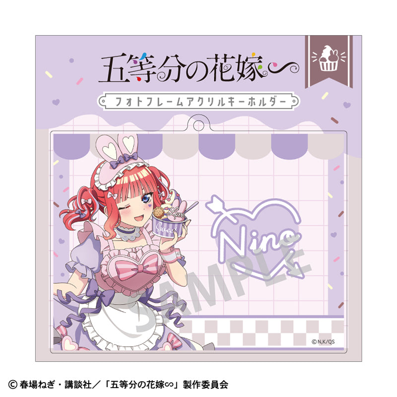 【予約商品】五等分の花嫁∽ フォトフレームアクリルキーホルダー_中野二乃/アイス屋さん