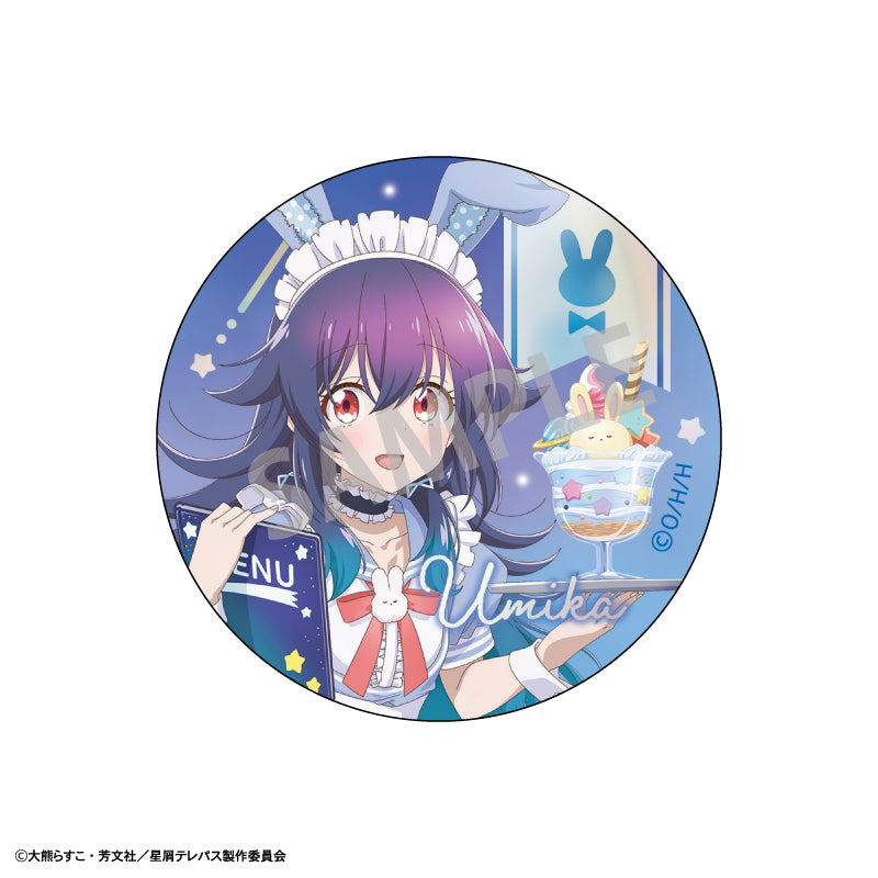 【予約商品】星屑テレパス トレーディングメタリック缶バッジ_うさぎメイド