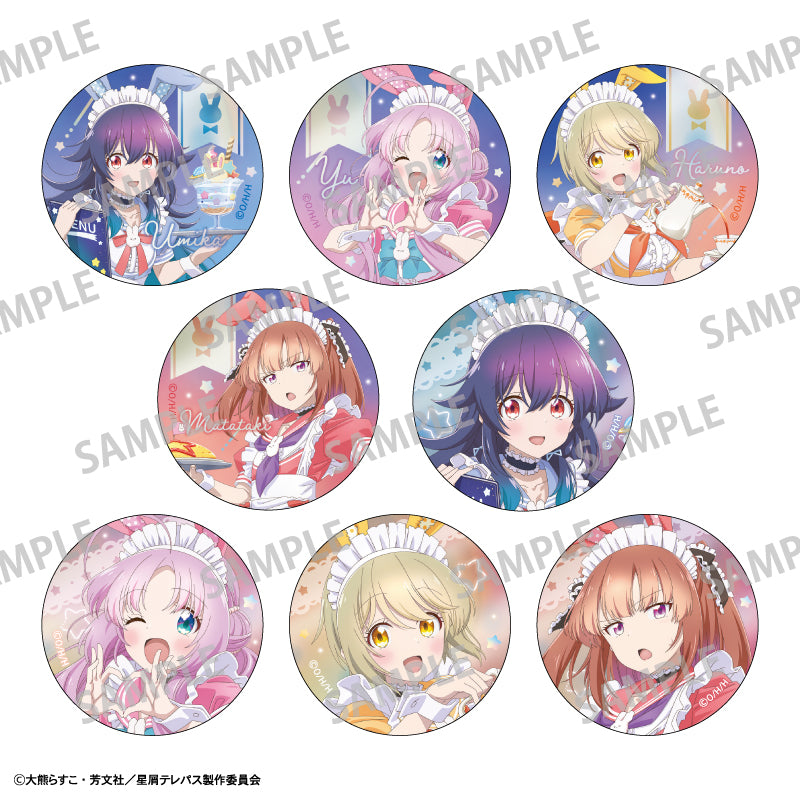 【予約商品】星屑テレパス トレーディングメタリック缶バッジ_うさぎメイド