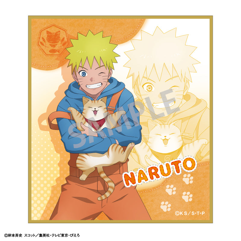 【予約商品】NARUTO-ナルト- 疾風伝 トレーディングミニ色紙_少年期×アニマル