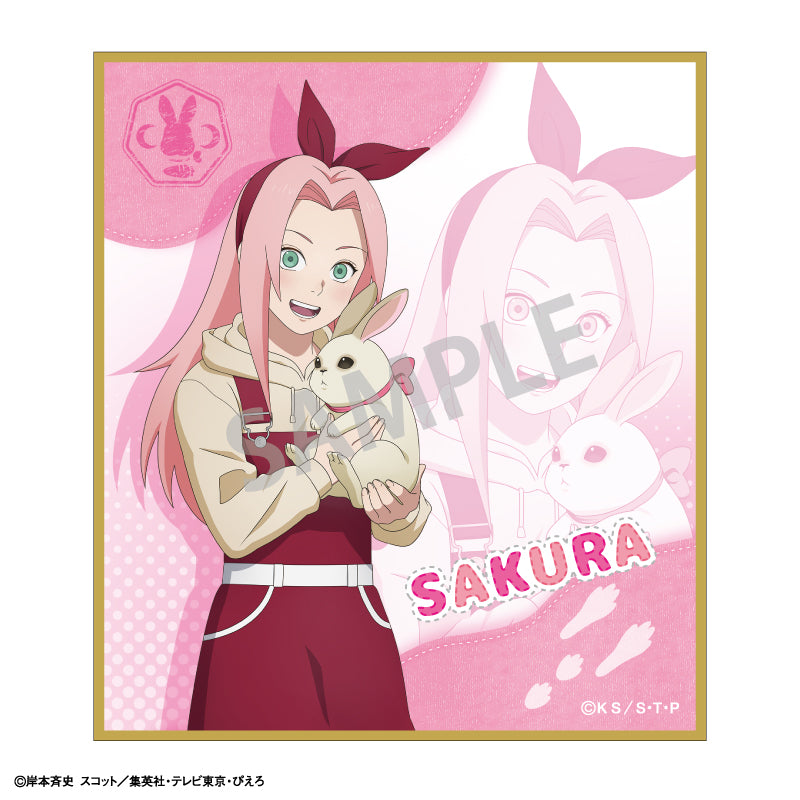 【予約商品】NARUTO-ナルト- 疾風伝 トレーディングミニ色紙_少年期×アニマル