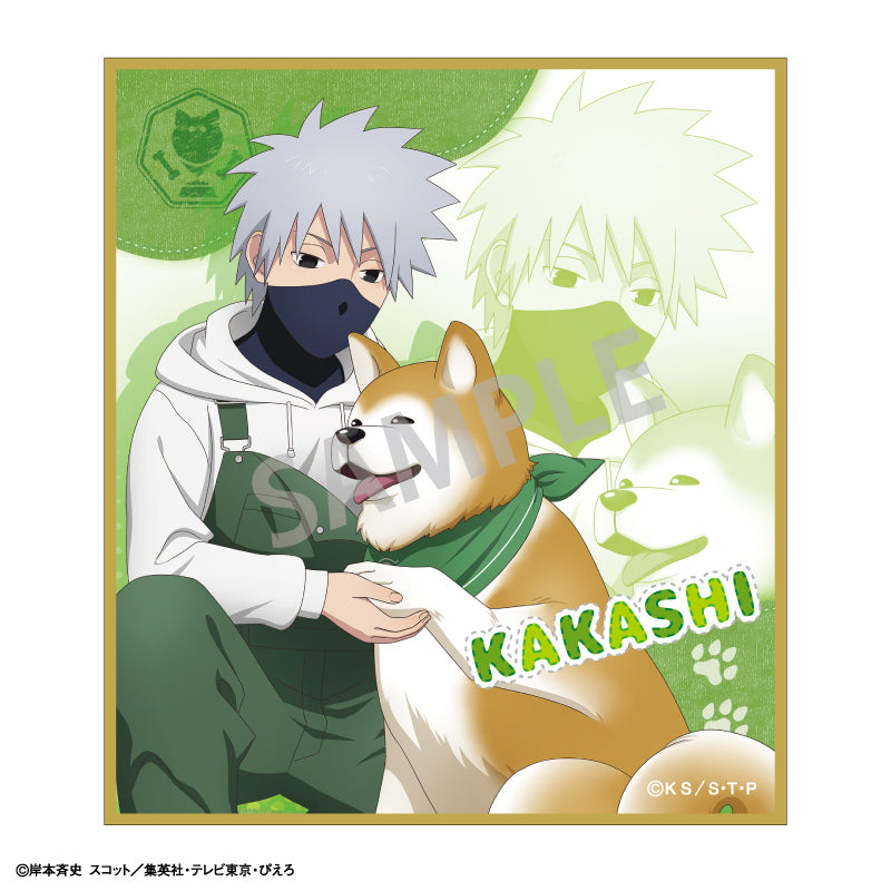 【予約商品】NARUTO-ナルト- 疾風伝 トレーディングミニ色紙_少年期×アニマル