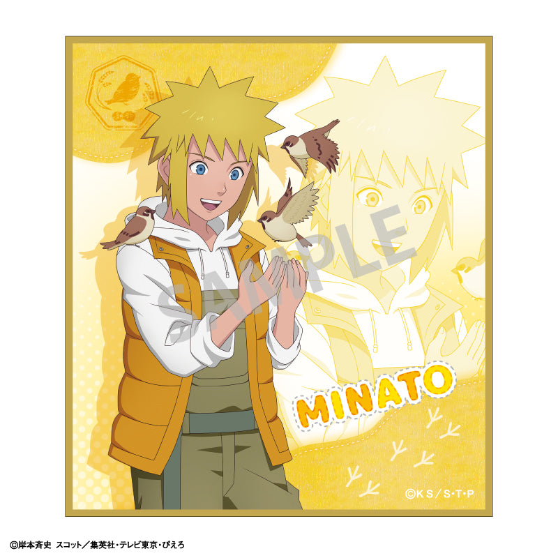 【予約商品】NARUTO-ナルト- 疾風伝 トレーディングミニ色紙_少年期×アニマル