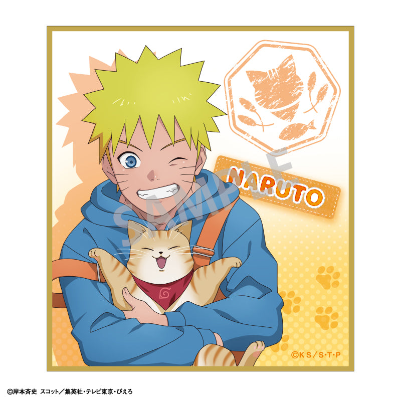 【予約商品】NARUTO-ナルト- 疾風伝 トレーディングミニ色紙_少年期×アニマル