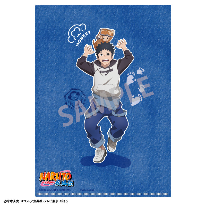 【予約商品】NARUTO-ナルト- 疾風伝 A4シングルクリアファイル_うちはオビト/少年期×アニマル