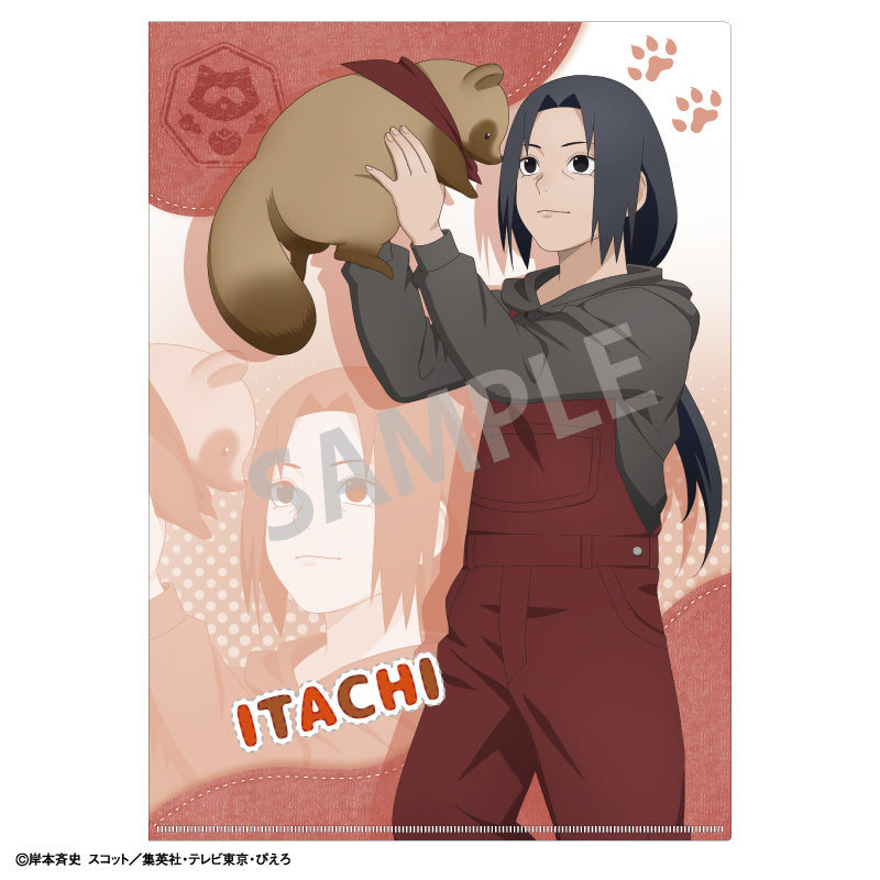 【予約商品】NARUTO-ナルト- 疾風伝 A4シングルクリアファイル_うちはイタチ/少年期×アニマル