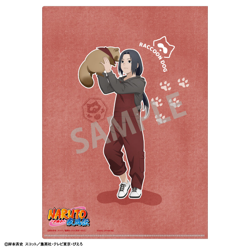【予約商品】NARUTO-ナルト- 疾風伝 A4シングルクリアファイル_うちはイタチ/少年期×アニマル