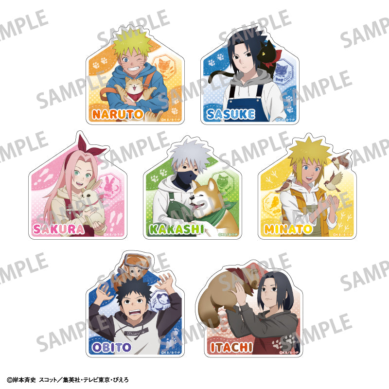 【予約商品】NARUTO-ナルト- 疾風伝 トレーディングアクリルクリップ_少年期×アニマル