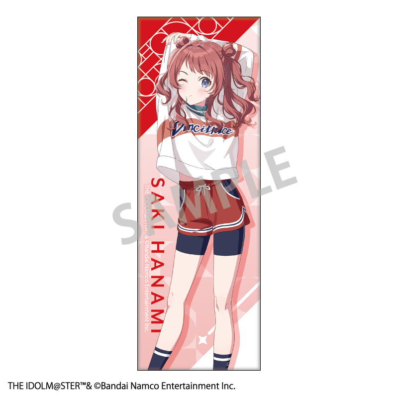 【予約商品】学園アイドルマスター ロングスクエア缶バッジ_花海咲季