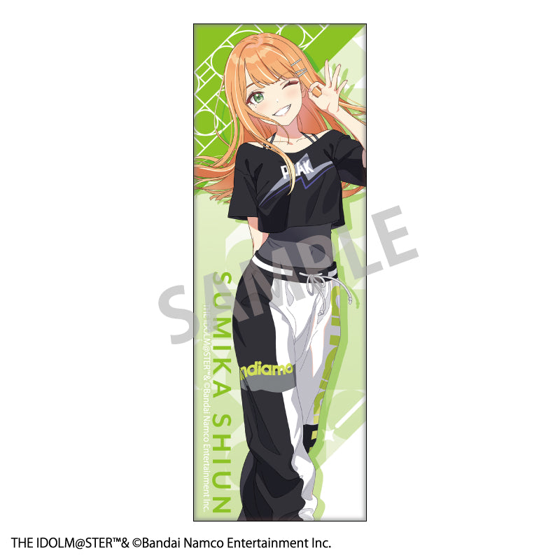 【予約商品】学園アイドルマスター ロングスクエア缶バッジ_紫雲清夏