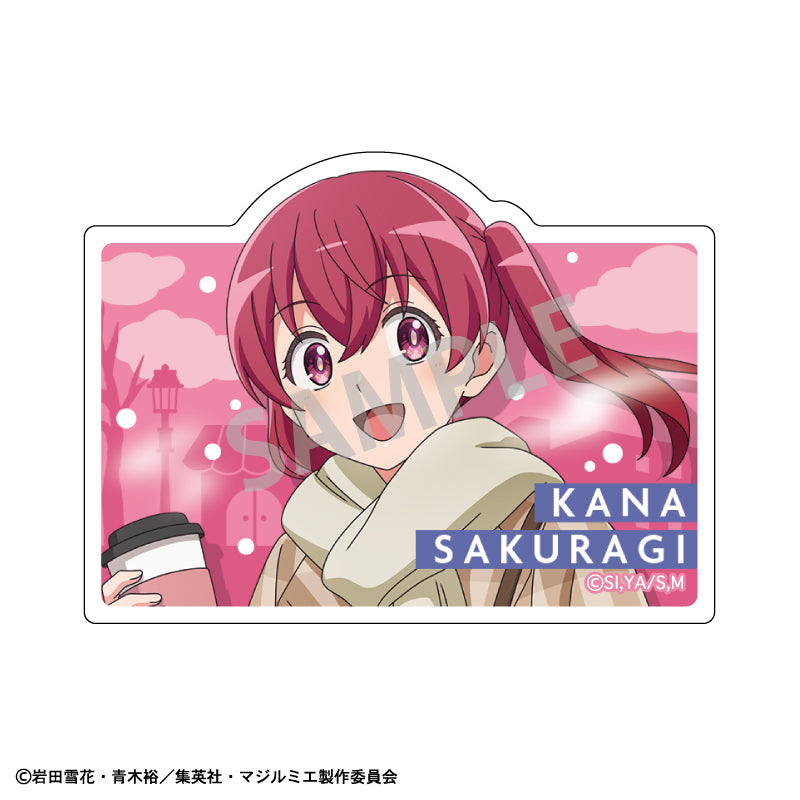 【予約商品】株式会社マジルミエ トレーディングアクリルクリップバッジ/冬のおでかけ