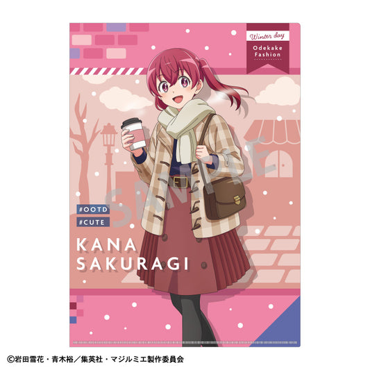 【予約商品】株式会社マジルミエ A4シングルクリアファイル_桜木 カナ/冬のおでかけ