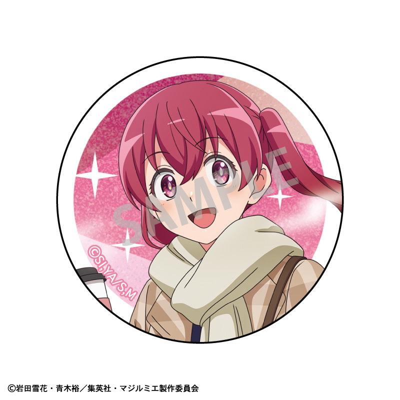 【予約商品】株式会社マジルミエ トレーディンググリッター缶バッジ/冬のおでかけ