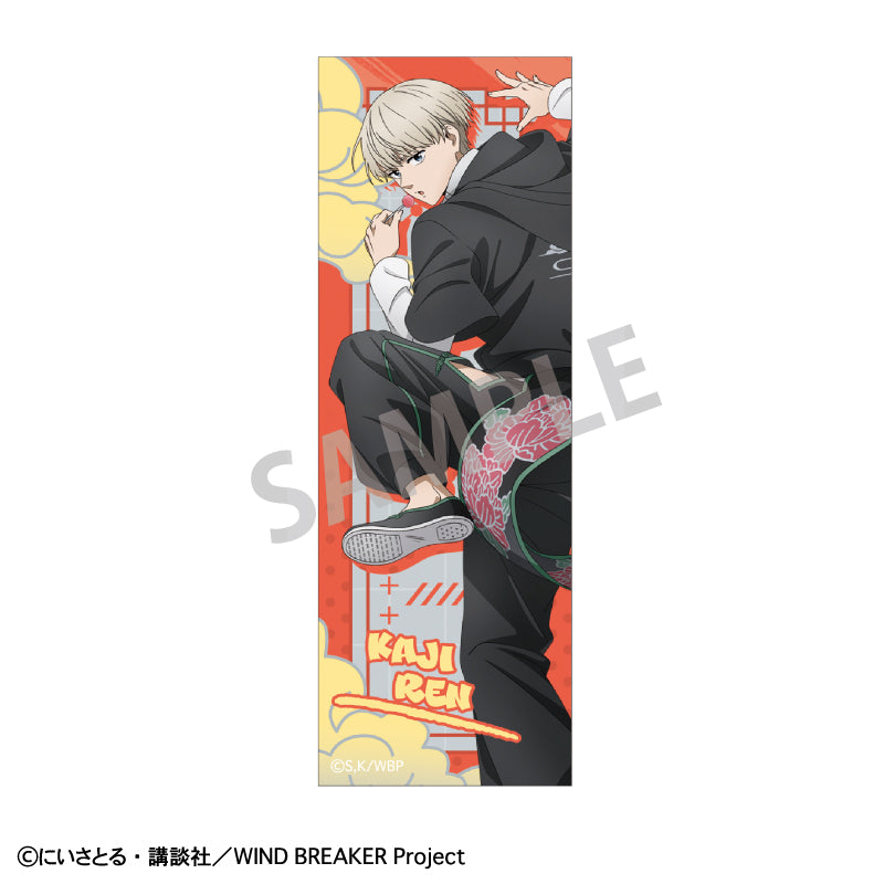 【予約商品】WIND BREAKER ロングスクエア缶バッジ_梶 蓮/チャイナアクション