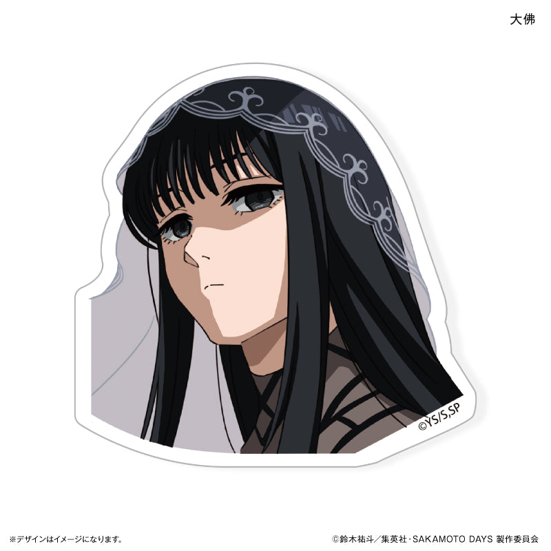 【予約商品】キャラ面ステッカー SAKAMOTO DAYS 大佛