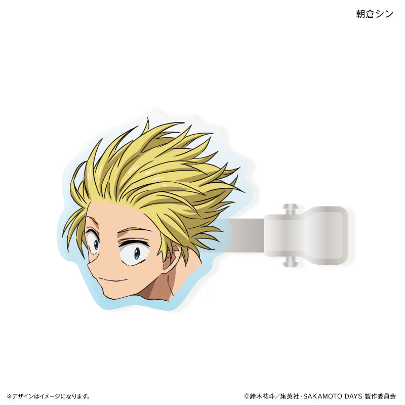 【予約商品】キャラ面アクリルヘアクリップ SAKAMOTO DAYS 坂本太郎&朝倉シン