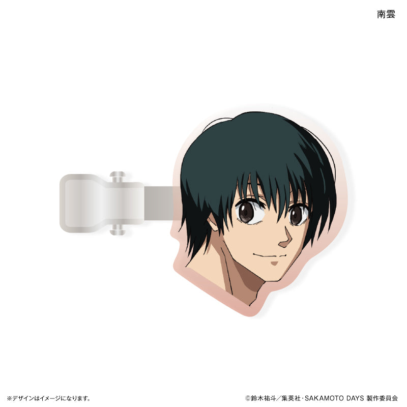 【予約商品】キャラ面アクリルヘアクリップ SAKAMOTO DAYS 坂本太郎&朝倉シン