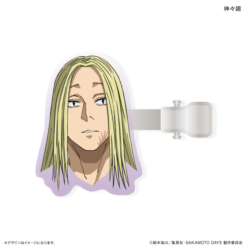 【予約商品】キャラ面アクリルヘアクリップ SAKAMOTO DAYS 坂本太郎&朝倉シン