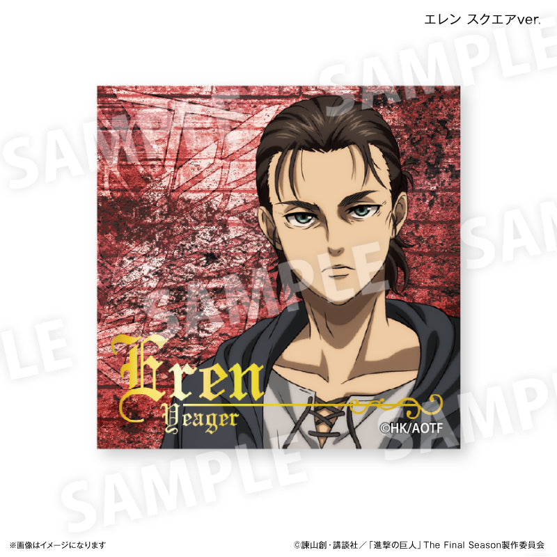 【予約商品】進撃の巨人 キラキラステッカー エレン フレームver.